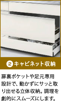 キャビネット収納
