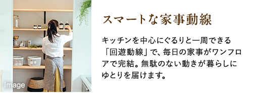 スマートな家事動線
