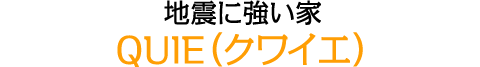 地震に強い家 QUIE