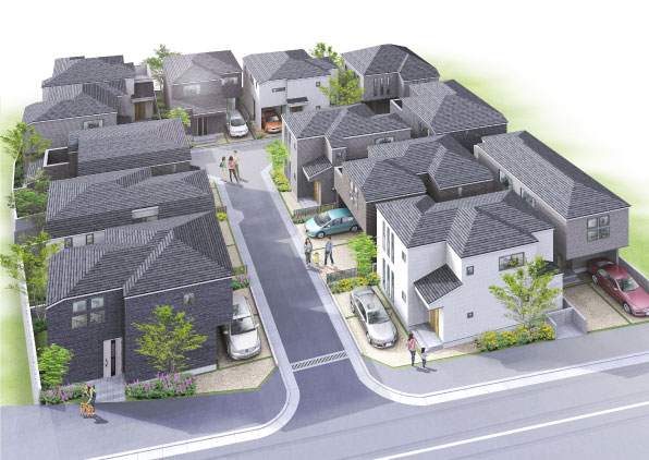 宝塚小林全13区画のイメージパース