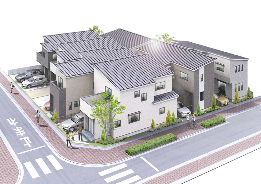 尼崎市築地4丁目全7区画のイメージパース